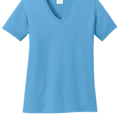 Ladies Core Cotton V-Neck Tee Thumbnail